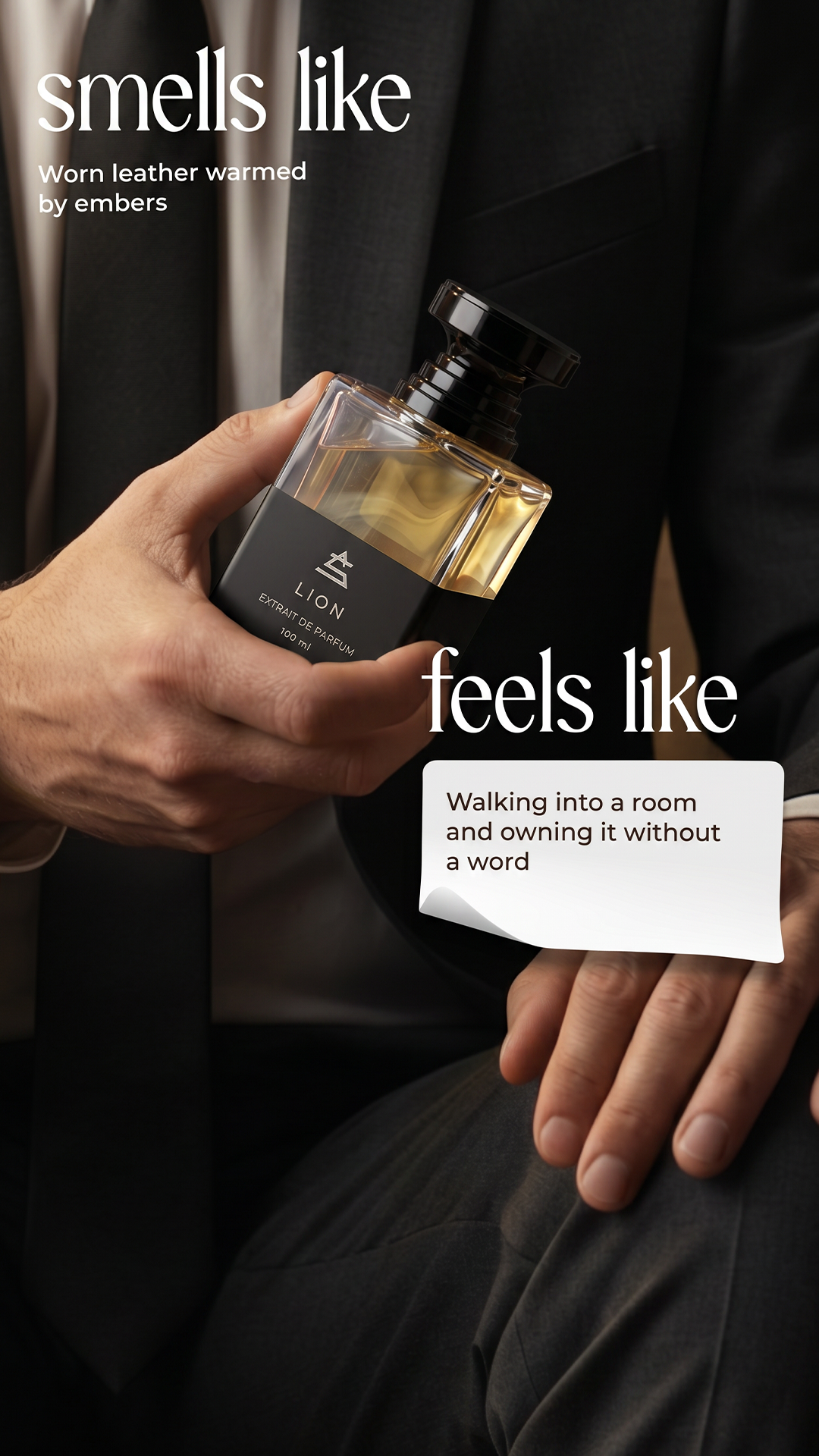 Lion bold long-lasting perfume for men India — Scentitude